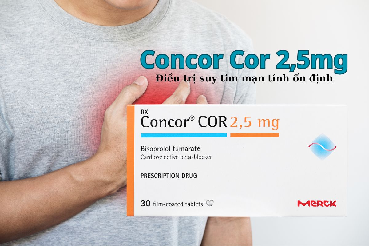 Concor Cor 2,5mg 10 Concor Cor 2,5mg