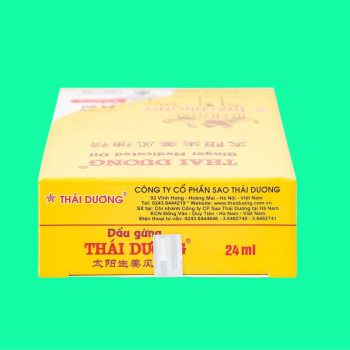 Dầu gừng Thái Dương 24ml