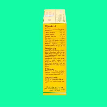 Dầu gừng Thái Dương 24ml