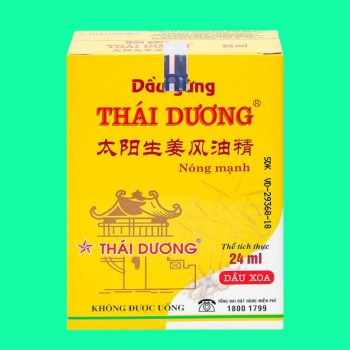 Dầu gừng Thái Dương 24ml