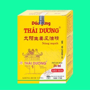 Dầu gừng Thái Dương 24ml