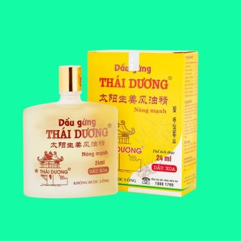 Dầu gừng Thái Dương 24ml