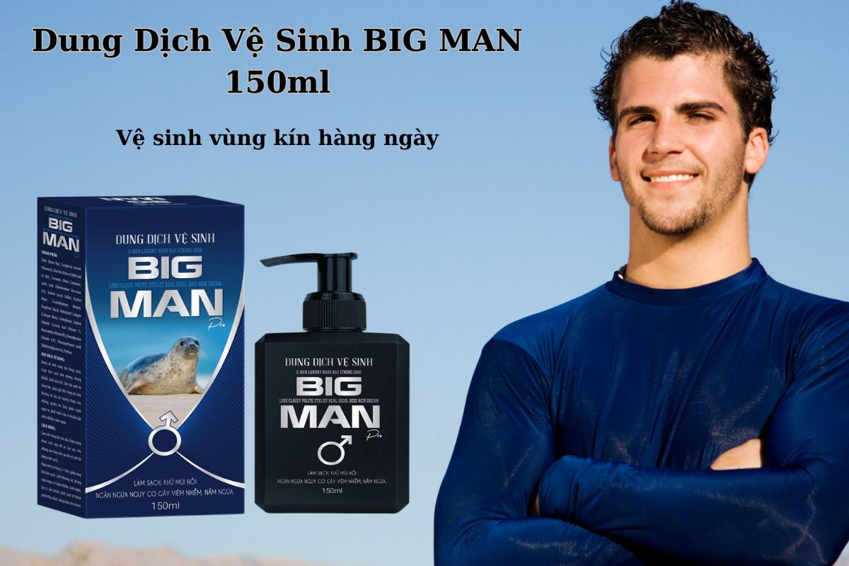 Dung Dịch Vệ Sinh BIG MAN 150ml 7 Dung Dịch Vệ Sinh BIG MAN 150ml