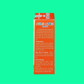 Dung dịch nhỏ mắt Solo-Atro 0,01%