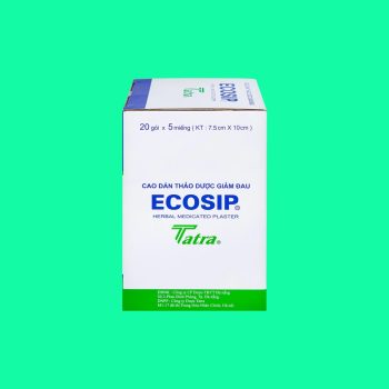 Cao dán thảo dược giảm đau Ecosip