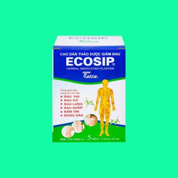 Cao dán thảo dược giảm đau Ecosip