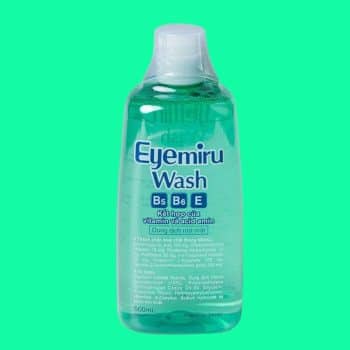 Dung dịch rửa mắt Eyemiru Wash Nitto Medic có tác dụng giúp làm sạch mắt