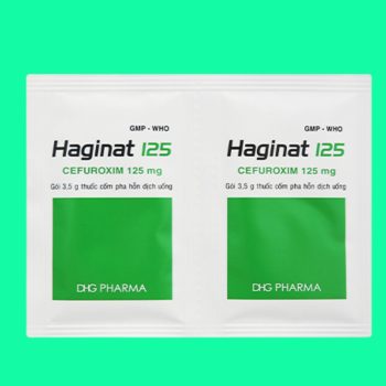 Thuốc Haginat 125 DHG có tác dụng điều trị các nhiễm khuẩn nhạy cảm