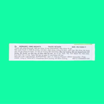 Hidrasec 10 mg Infants