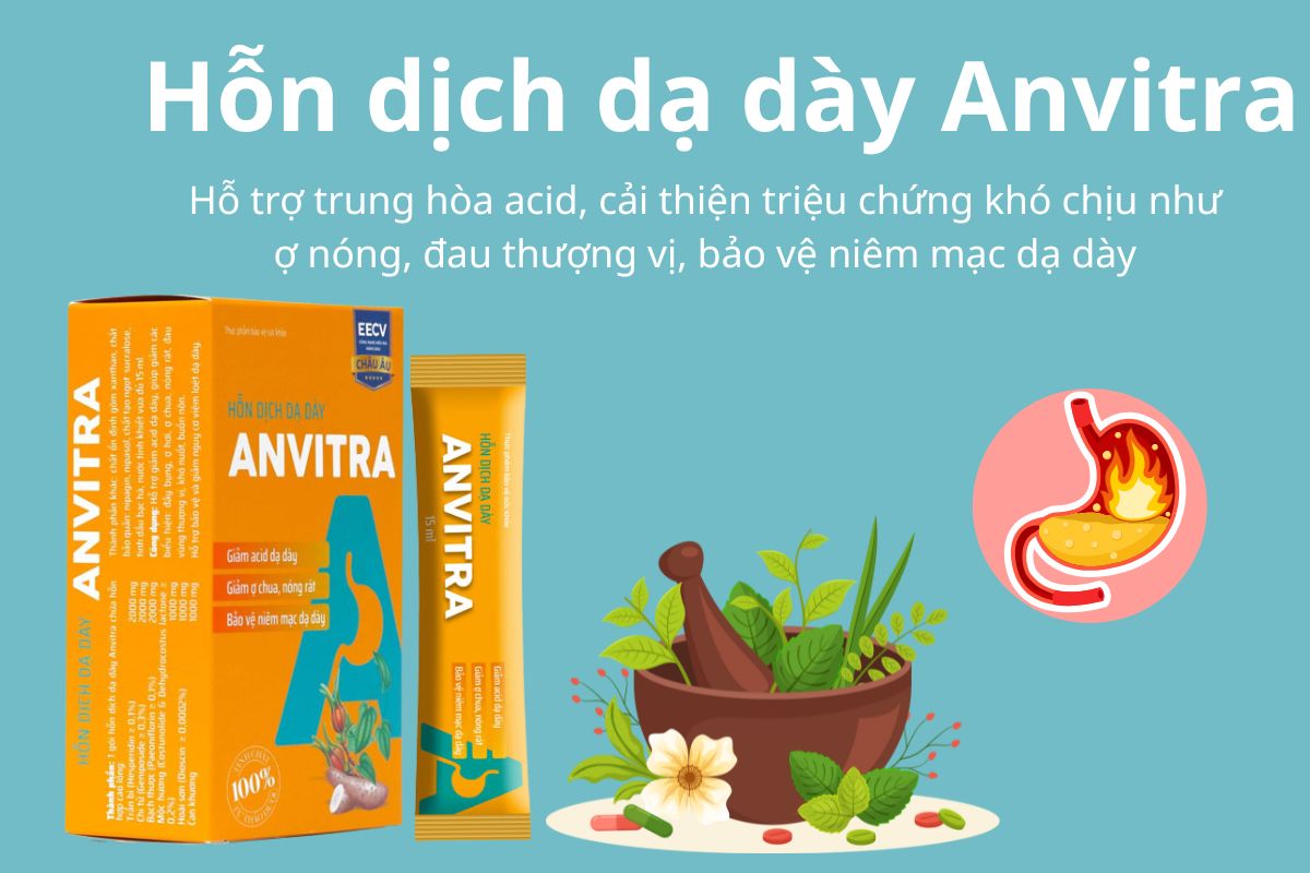 Hỗn dịch dạ dày Anvitra 16 Hỗn dịch dạ dày Anvitra