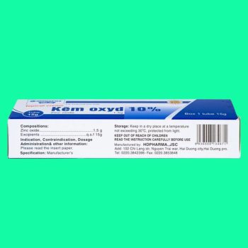 Kẽm Oxyd 10% HDPharma