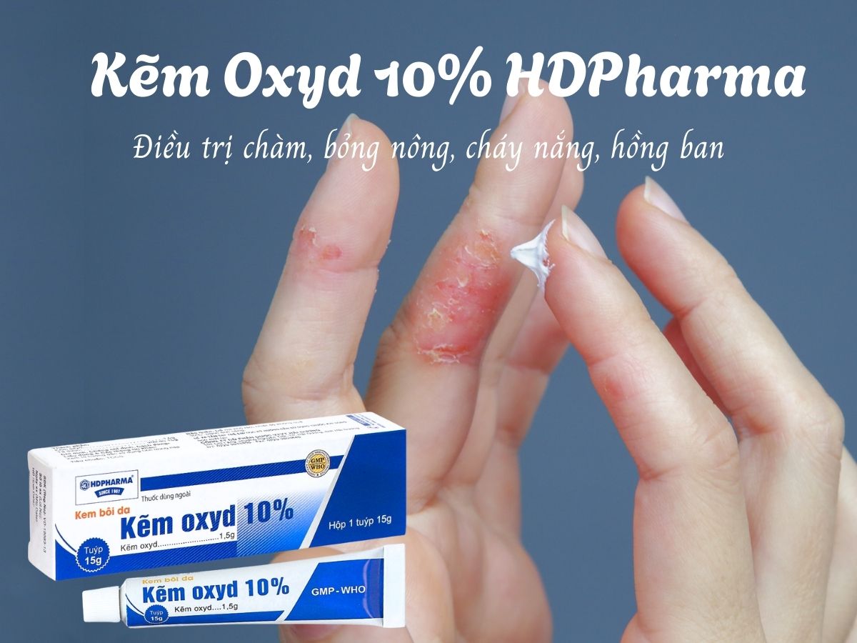 Kẽm Oxyd 10% HDPharma