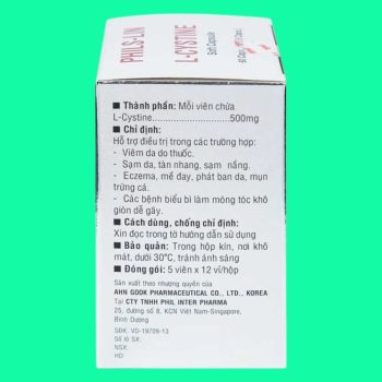 L-Cystine 500mg Phils Lin