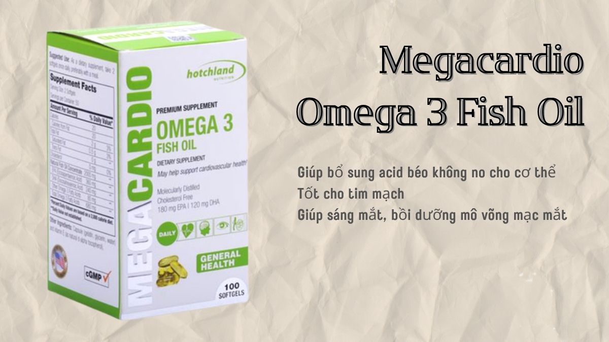 Megacardio Omega 3 Fish Oil