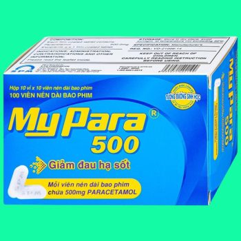 Thuốc My Para 500mg S.P.M có tác dụng giảm đau đầu, đau bụng kinh, đau thần kinh, hạ sốt