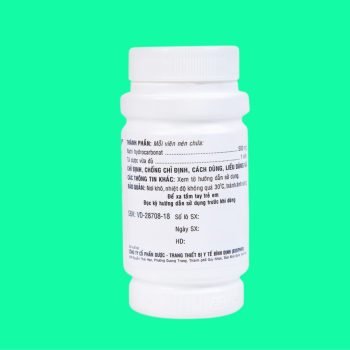 Natri Bicarbonat 500mg Bidiphar