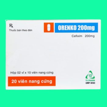 Thuốc Orenko 200mg TV.Pharm có tác dụng điều trị nhiễm khuẩn nhạy cảm với thuốc