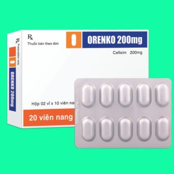 Thuốc Orenko 200mg TV.Pharm có tác dụng điều trị nhiễm khuẩn nhạy cảm với thuốc