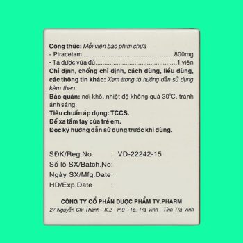 Piracetam 800mg TV.Pharm