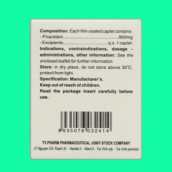 Piracetam 800mg TV.Pharm
