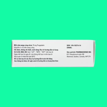 Pms-Pregabalin 75mg