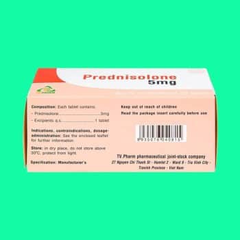 Prednisolone 5mg TV.Pharm