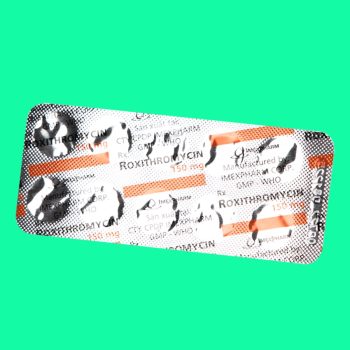 Thuốc Roxithromycin 150mg Imexpharm có tác dụng điều trị bạch hầu, ho gà giai đoạn sớm