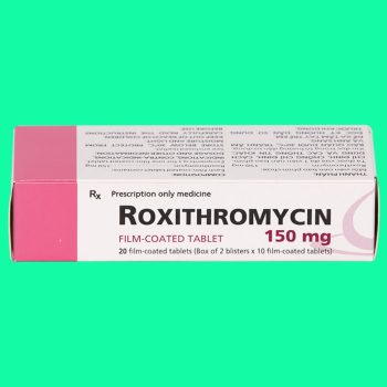 Thuốc Roxithromycin 150mg Imexpharm có tác dụng điều trị bạch hầu, ho gà giai đoạn sớm