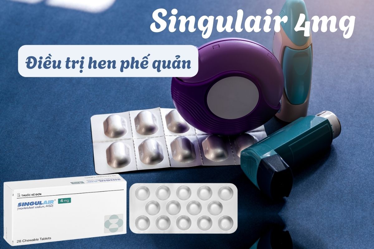 Singulair 4mg (viên nén) 13 Singulair 4mg
