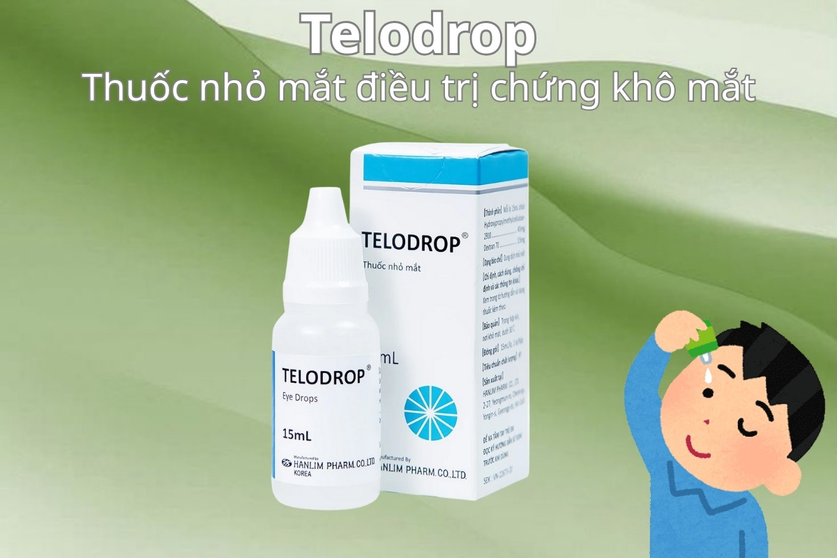 Telodrop 14 Telodrop điều trị chứng khô mắt