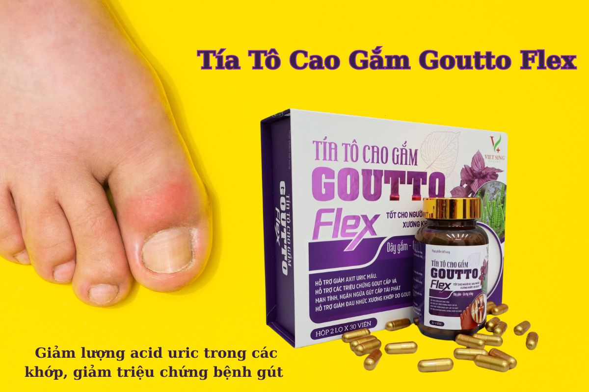 Tía Tô Cao Gắm Goutto Flex 8 Tía Tô Cao Gắm Goutto Flex