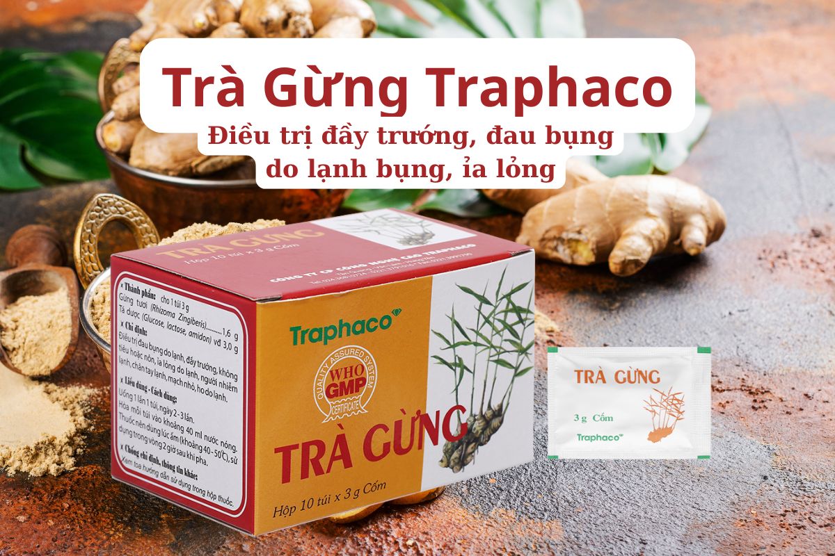 Trà Gừng Traphaco 12 Trà Gừng Traphaco