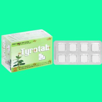 Viên ngậm sát trùng Tyrotab Pharmedic có tác dụng điều trị viêm họng, viêm amidan
