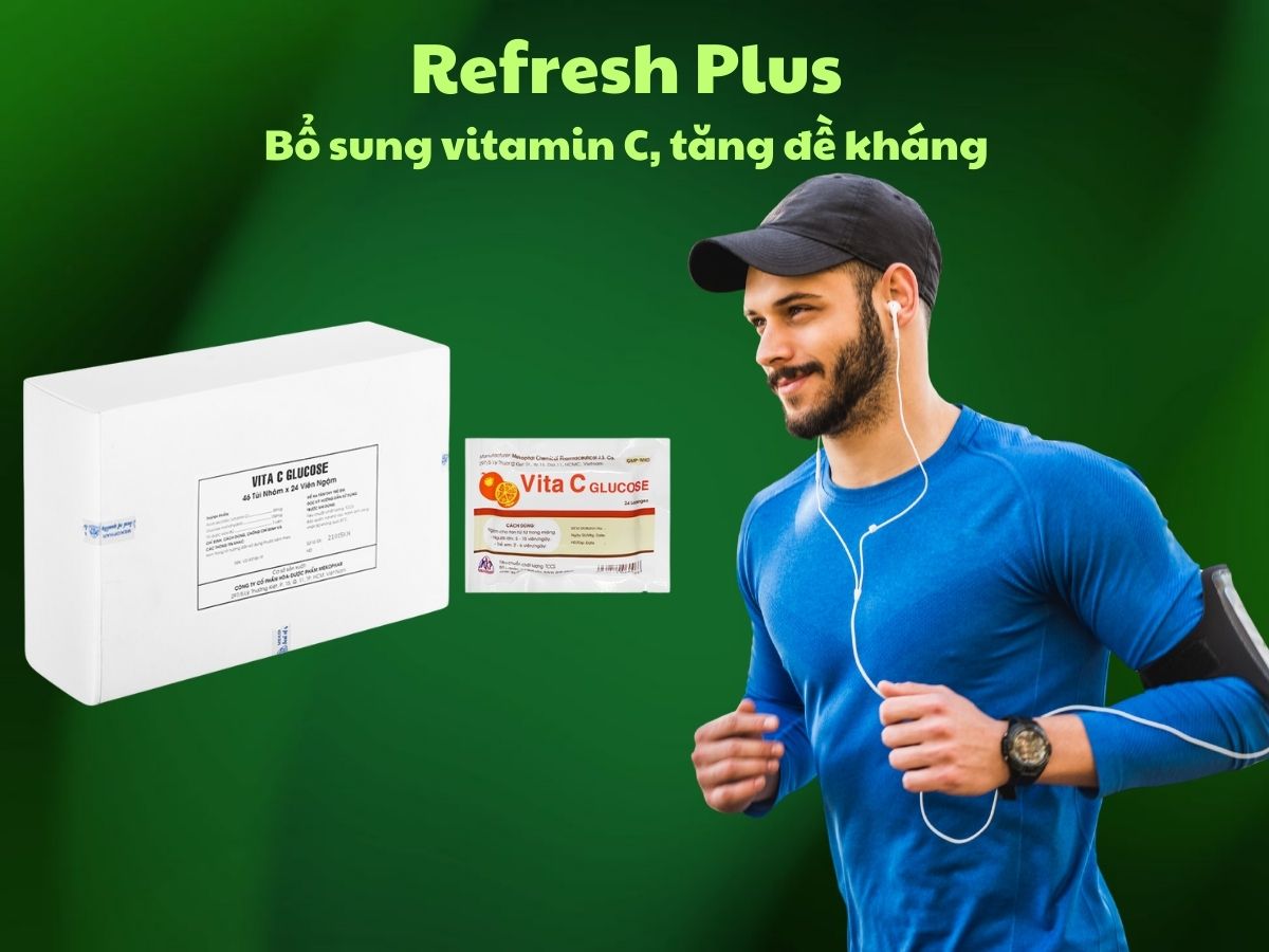 Viên ngậm Vita C Glucose Mekophar có tác dụng giúp tăng cường sức đề kháng