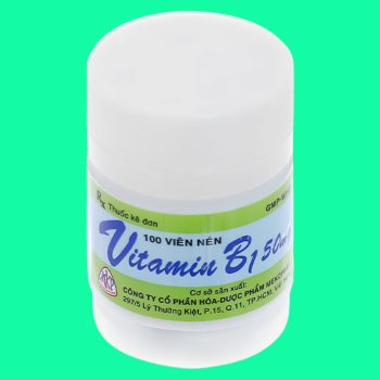 Thuốc Vitamin B1 Mekophar 50mg có tác dụng hỗ trợ điều trị bệnh tê phù