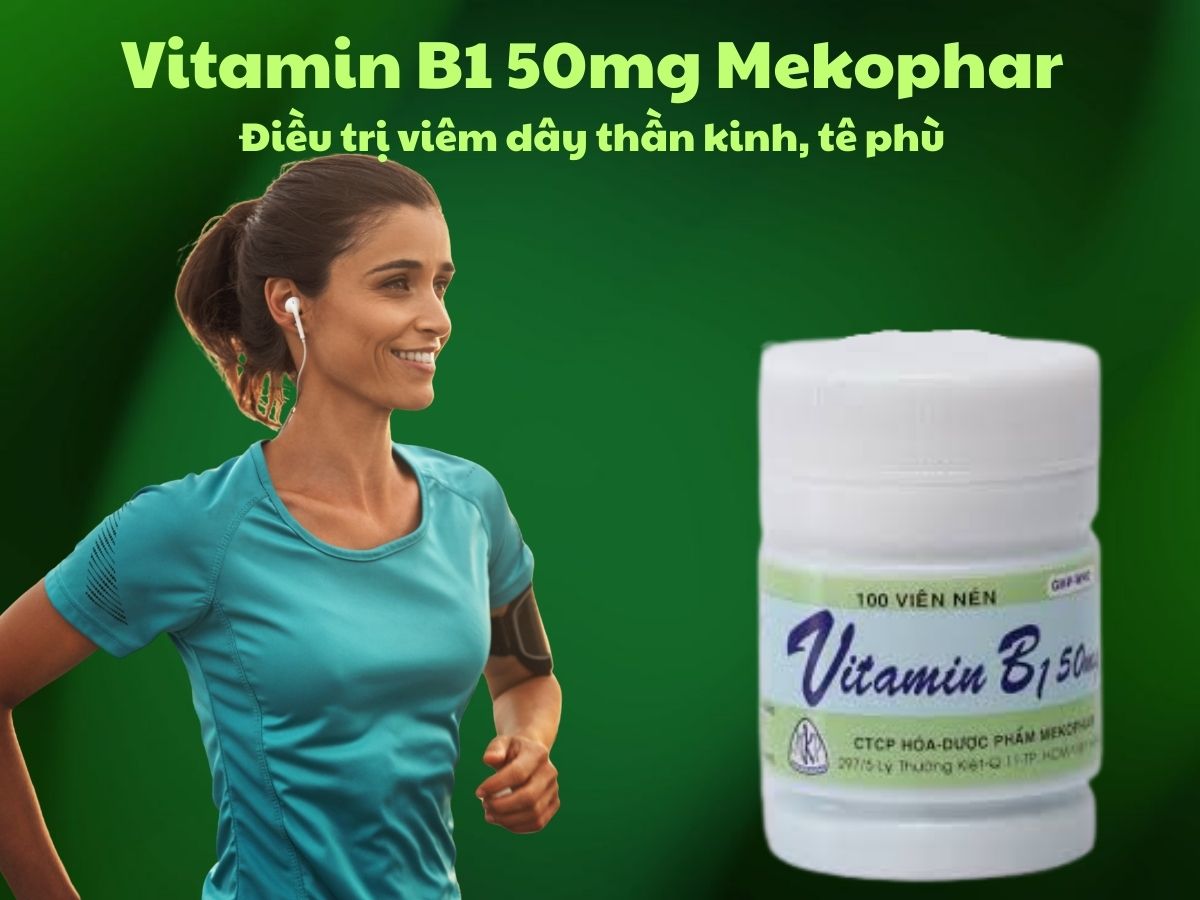 Thuốc Vitamin B1 Mekophar 50mg có tác dụng hỗ trợ điều trị bệnh tê phù