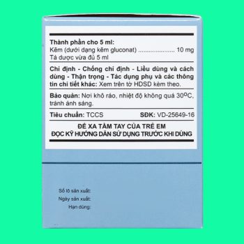 A.Tzinc Siro 10mg/5ml
