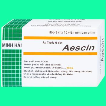 Aescin 40mg Minh Hải