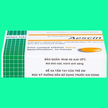 Aescin 40mg Minh Hải