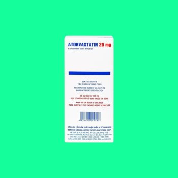 Atorvastatin 20mg Domesco