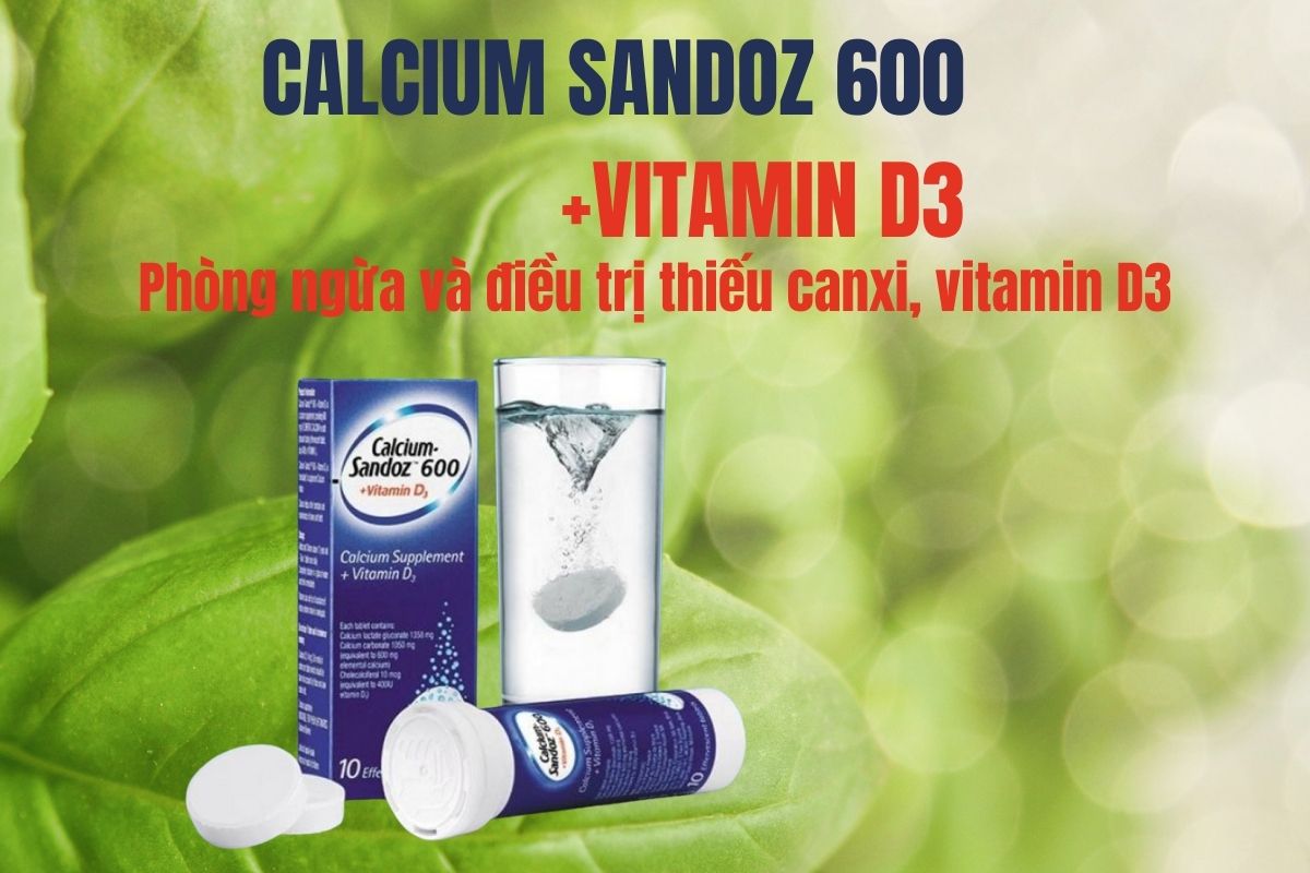 Calcium Sandoz 600 +Vitamin D3 10 Calcium Sandoz 600 +Vitamin D3