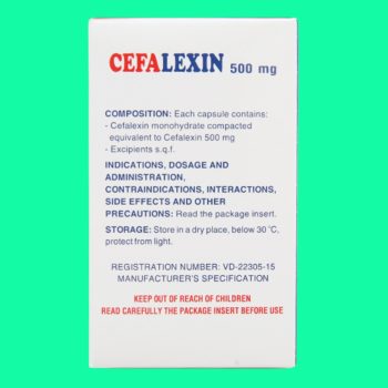 Cefalexin 500mg Domesco