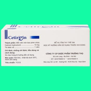Cetirizin 10mg Trường Thọ