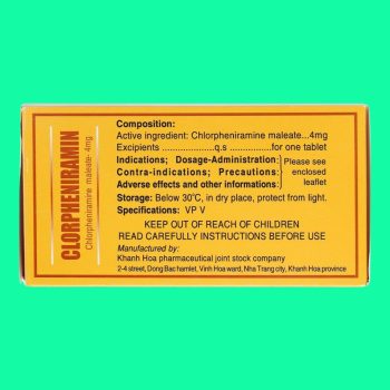 Clorpheniramin 4mg Khapharco