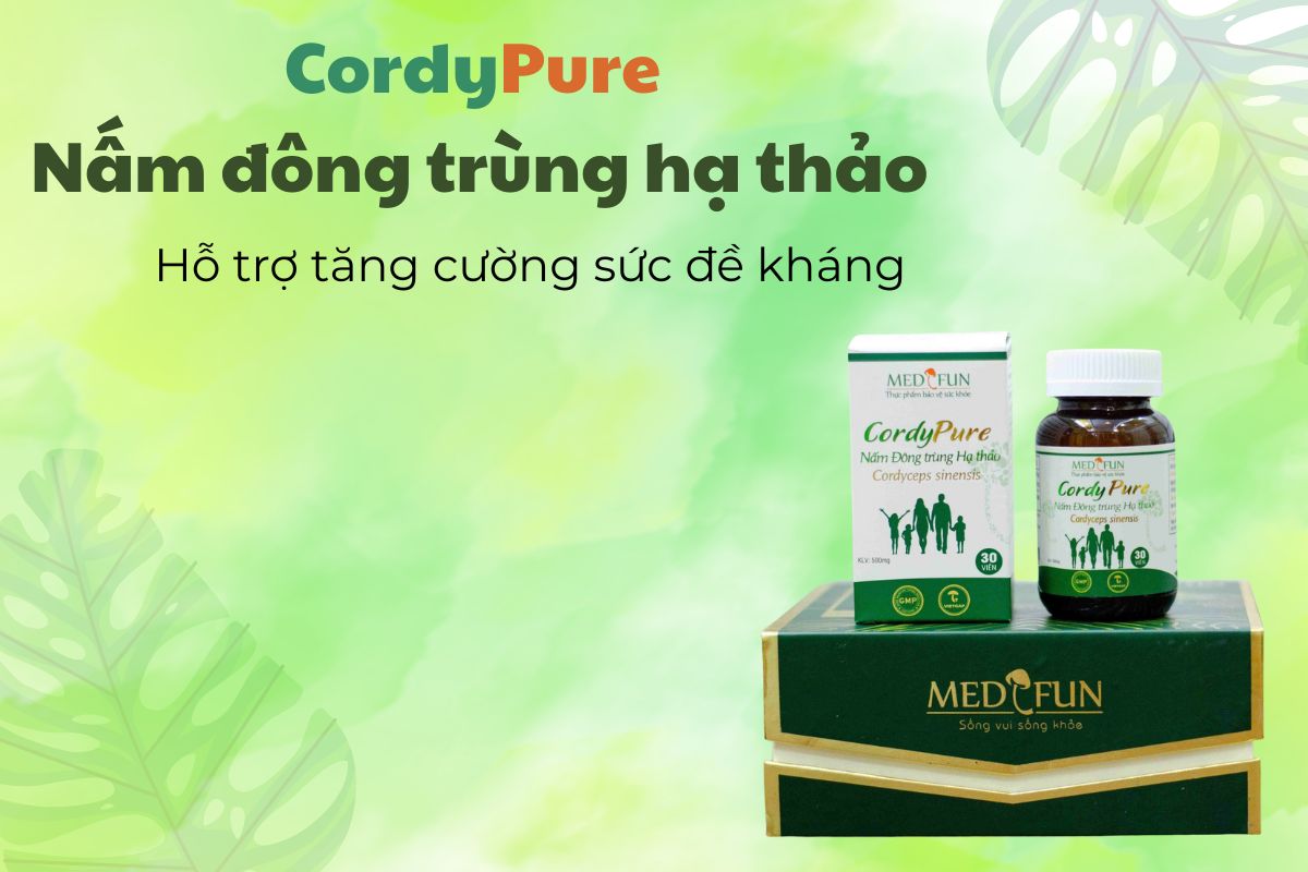 CordyPure Nấm Đông Trùng Hạ Thảo