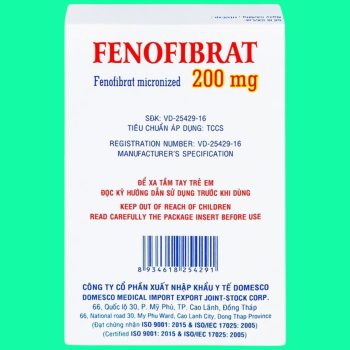 Fenofibrate 200mg Domesco