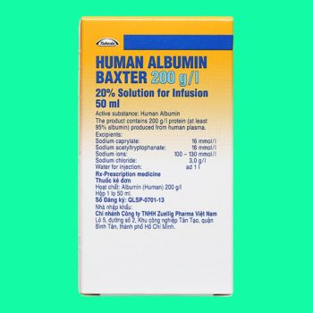 Human Albumin Baxter 200g/l