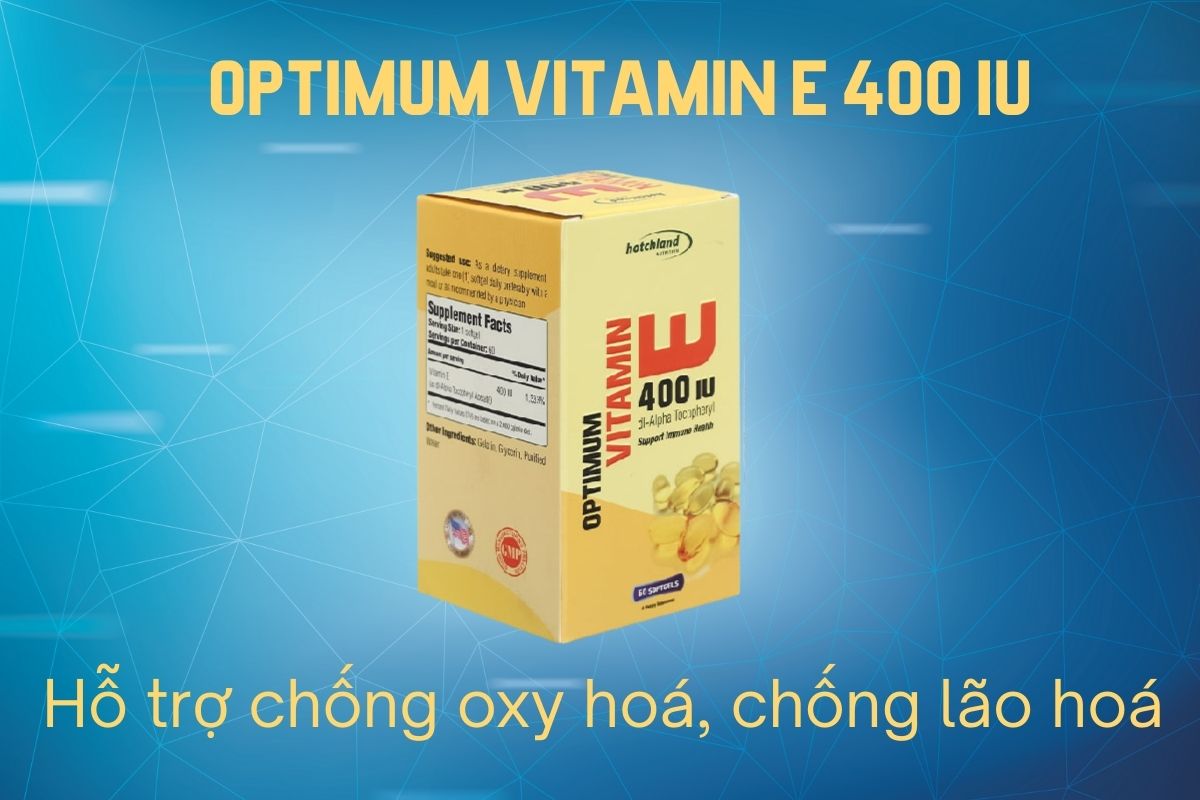 Optimum Vitamin E 400 IU