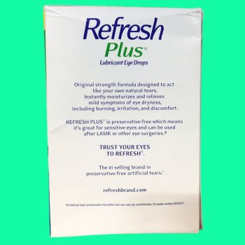 Thuốc Refresh Plus có tác dụng giảm tình trạng khô, rát, kích ứng mắt
