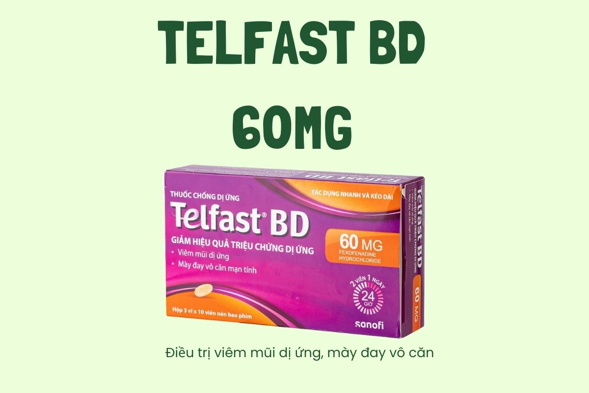 Telfast BD 60mg 10 Telfast BD 60mg